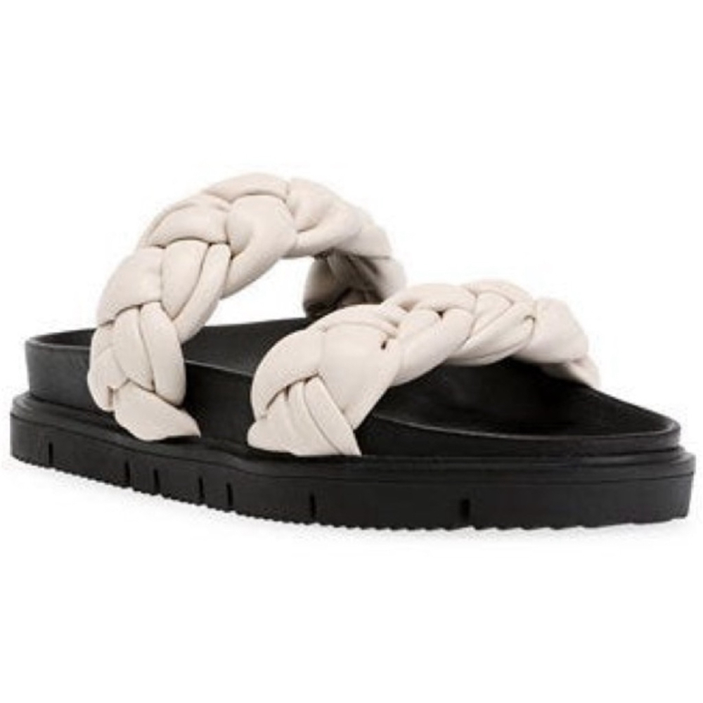 Steve Madden Women’s Choice Braided Slide Sandal Size 8 - Picture 1 of 5